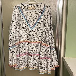 Savannah Jane Polka Dot Tunic—NWT—2X